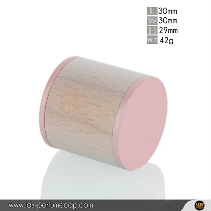 Metal Perfume Cap With Wood Bucket